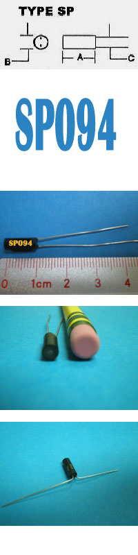 SP094 .1W Custom (+) TCR Temperature Sensitive Wire Wound Probe Compensator